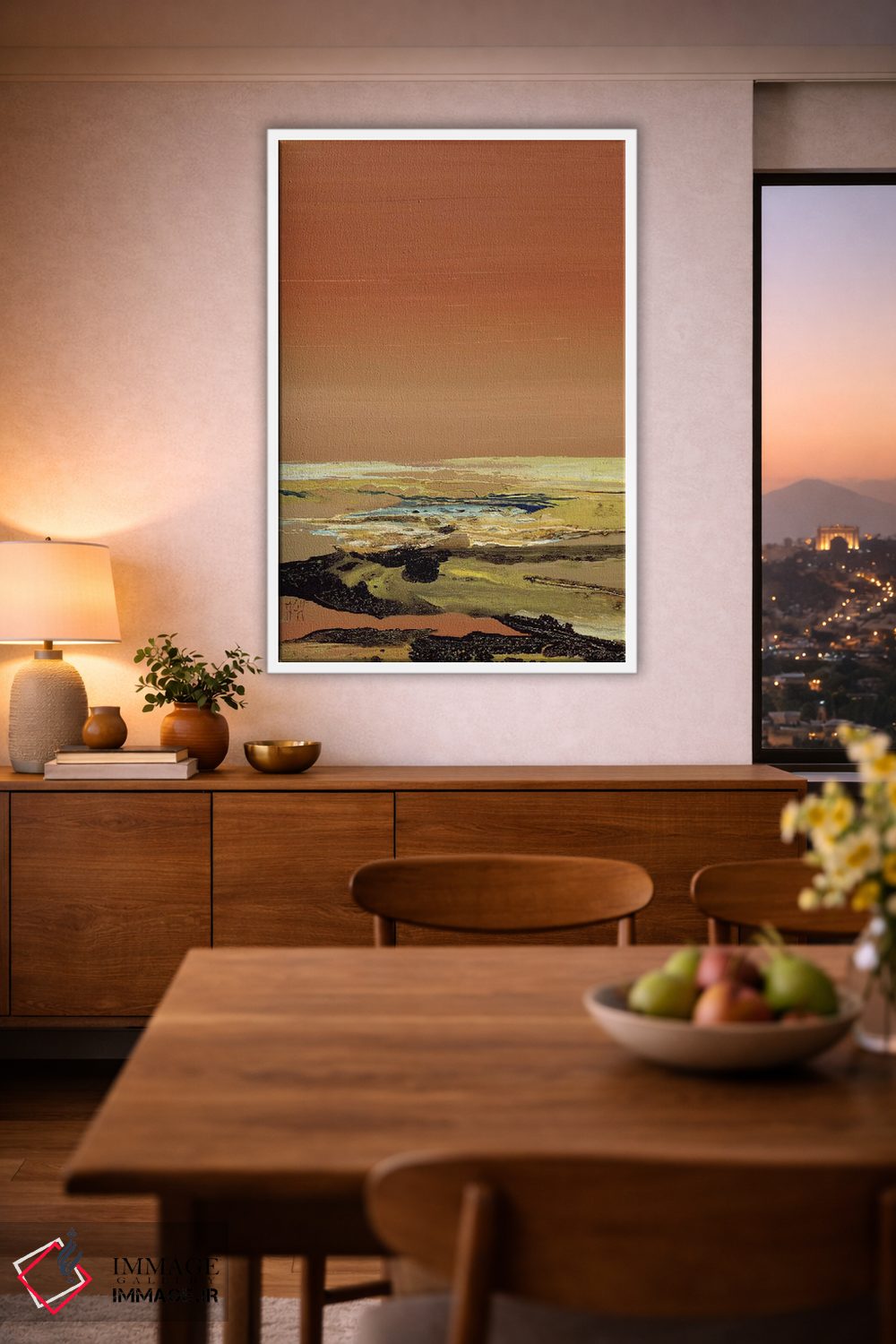 تابلو انتزاعی چه آرام I اثر کلسی هوchstatter - D1W