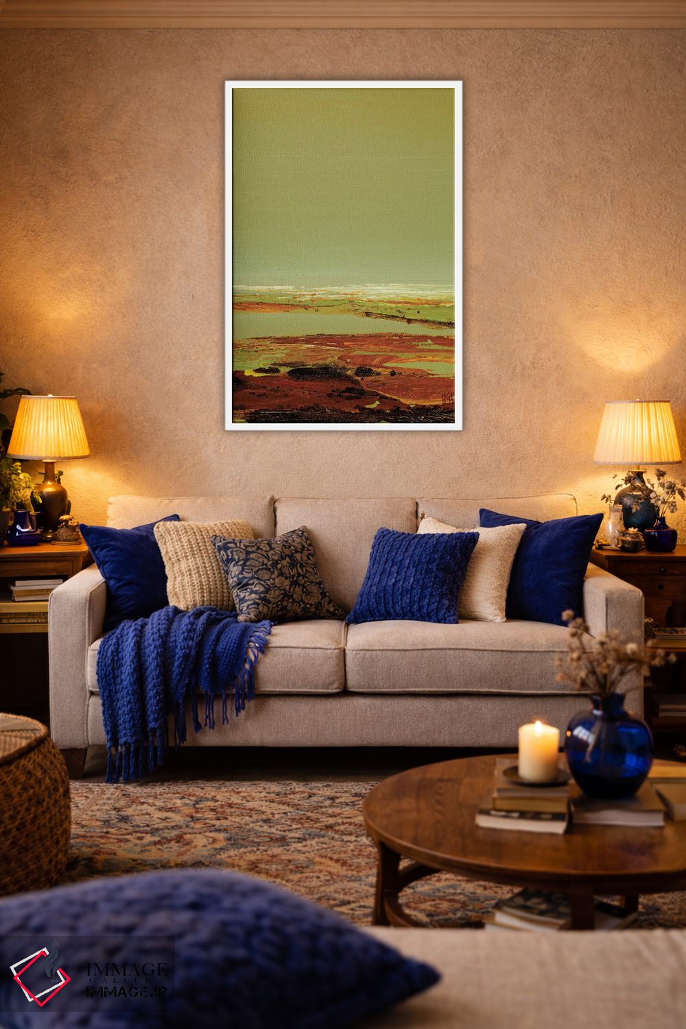 تابلو انتزاعی چه آرام II اثر کلسی هوchstatter - D1W