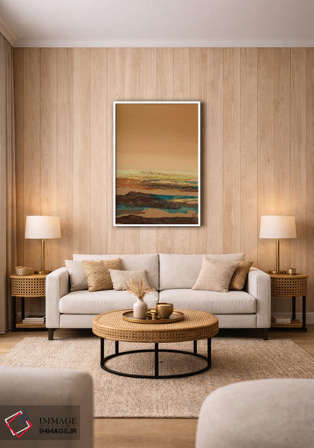 تابلو انتزاعی آن چنان آرام IV اثر کلسی هوchstatter - D1W