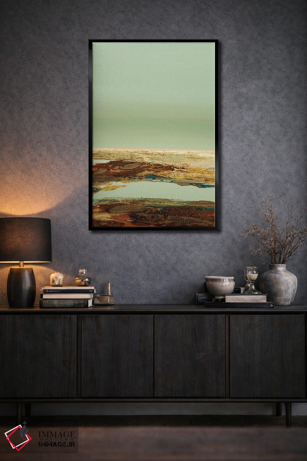 تابلو انتزاعی آن چنان آرام V اثر کلسی هوchstatter - D2B