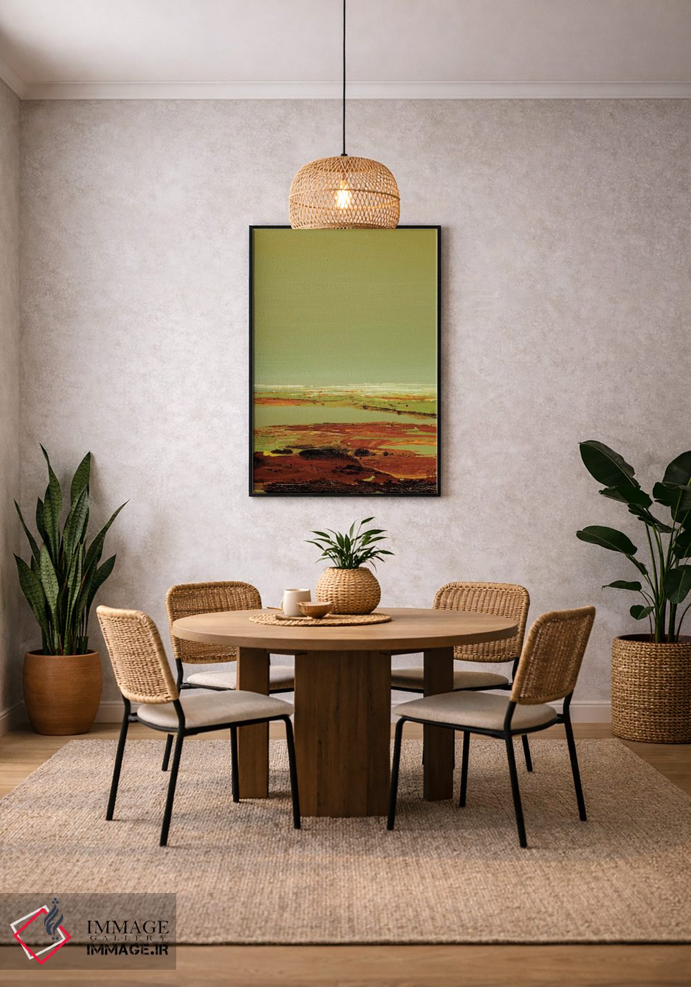 تابلو انتزاعی چه آرام II اثر کلسی هوchstatter - D4B