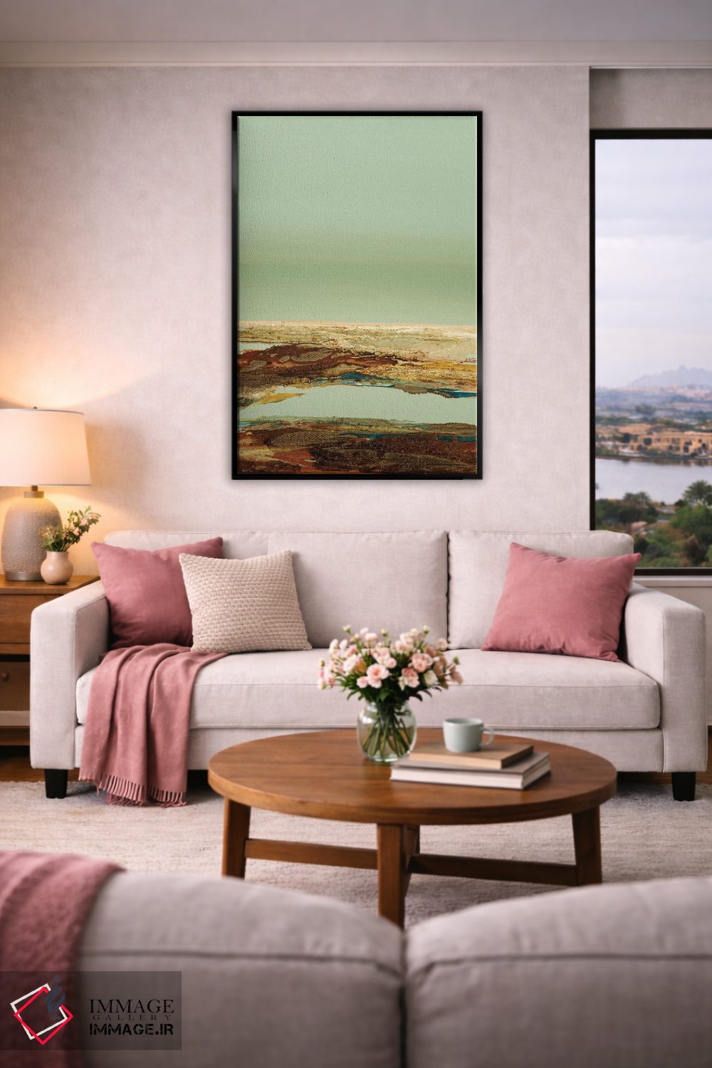 تابلو انتزاعی آن چنان آرام V اثر کلسی هوchstatter - D5B