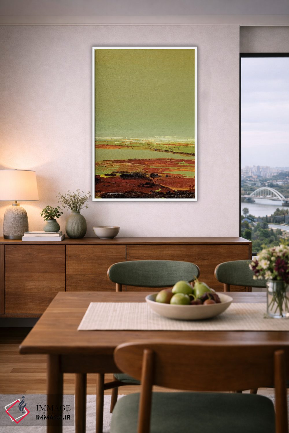 تابلو انتزاعی چه آرام II اثر کلسی هوchstatter - D5W