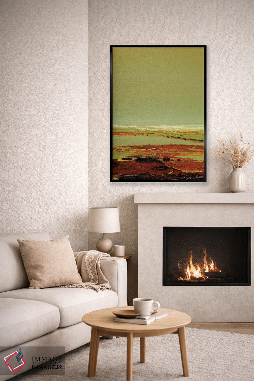 تابلو انتزاعی چه آرام II اثر کلسی هوchstatter - D6B