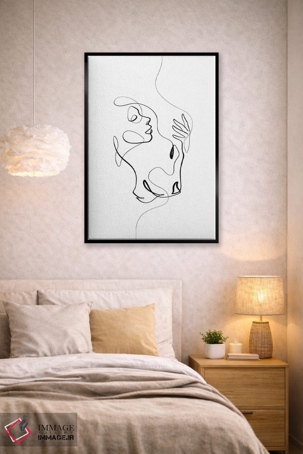 تابلو مینیمال ندای روح اثر باور کی - D2B