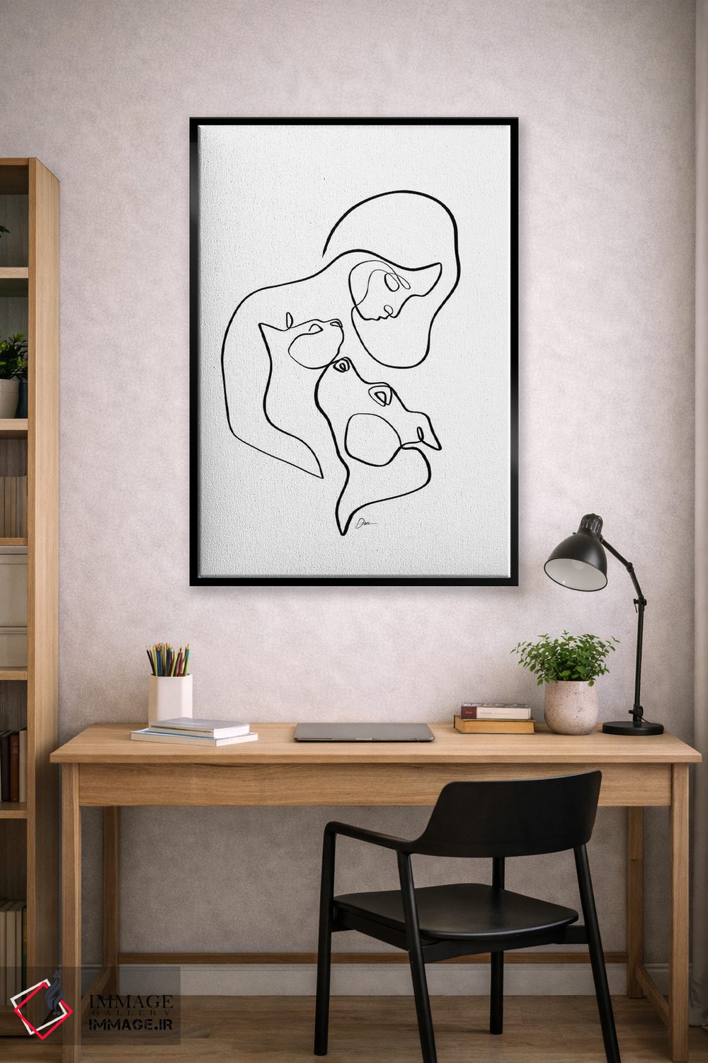 تابلو مینیمال بی قید و شرط اثر باور کی - D3B