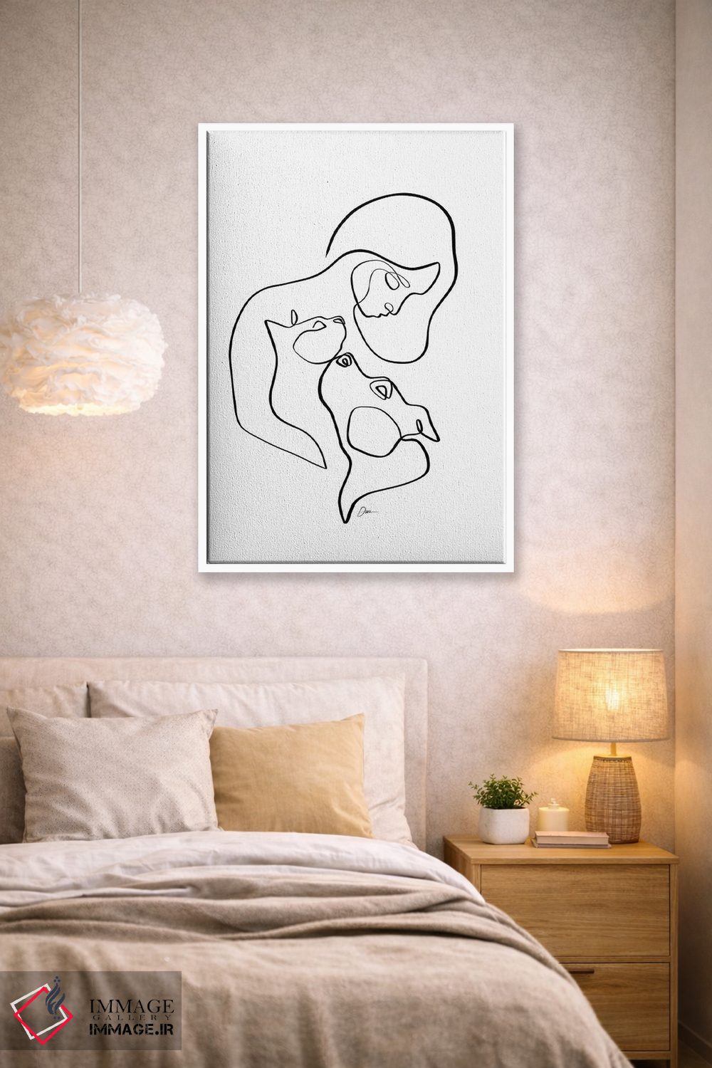 تابلو مینیمال بی قید و شرط اثر باور کی - D2W