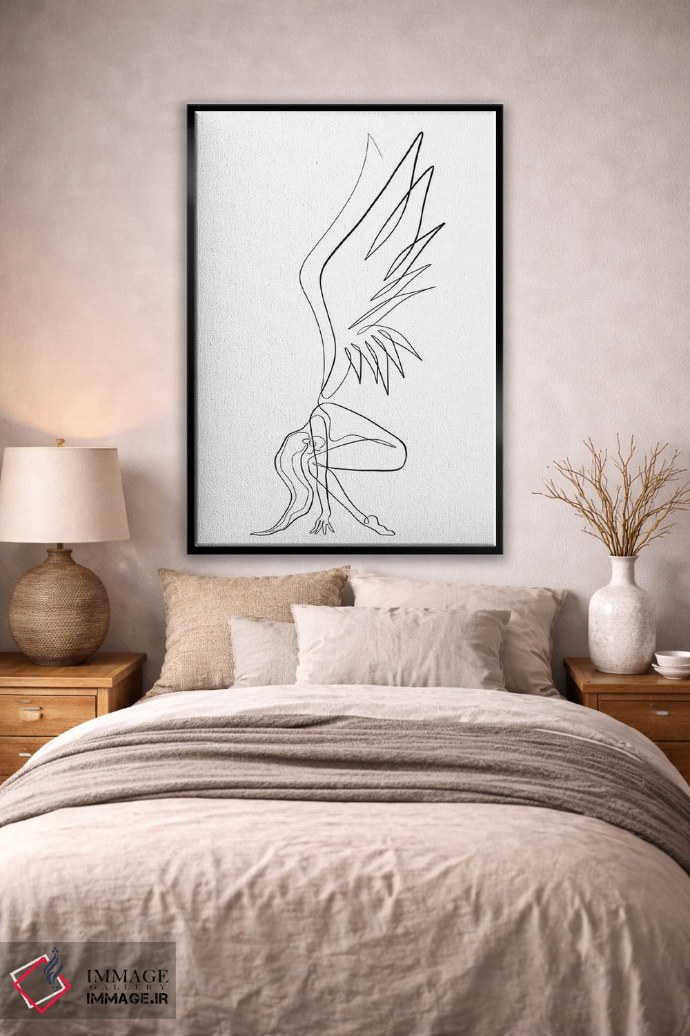 تابلو مینیمال اتریال اثر باور کی - D2B