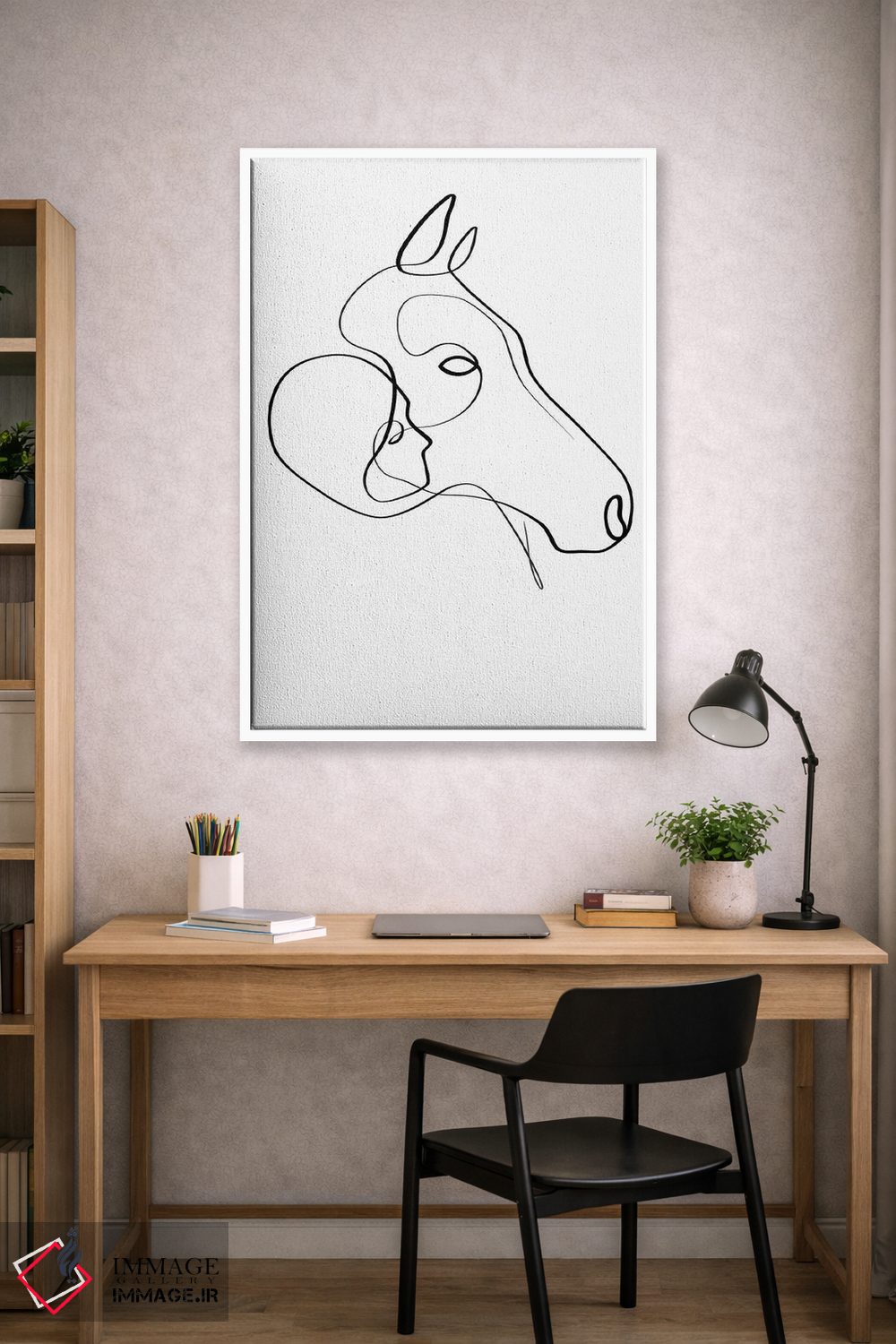 تابلو مینیمال قلب های استوار اثر باور کی - D2W