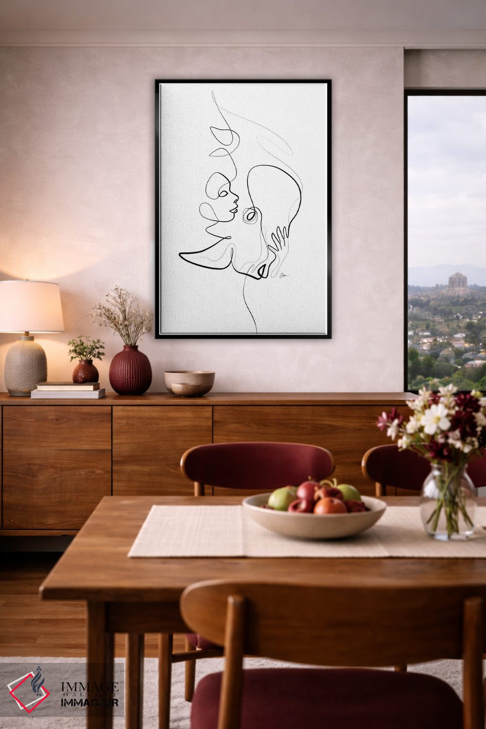 تابلو مینیمال ندای روح اثر باور کی - D6B