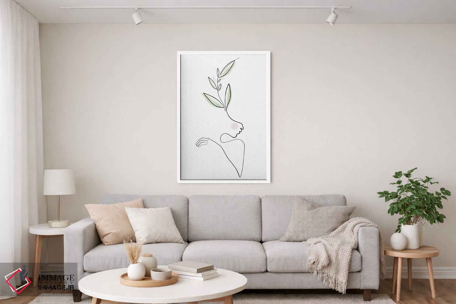 تابلو مینیمال زیبایی های شفا بخش اثر باور کی - D4W