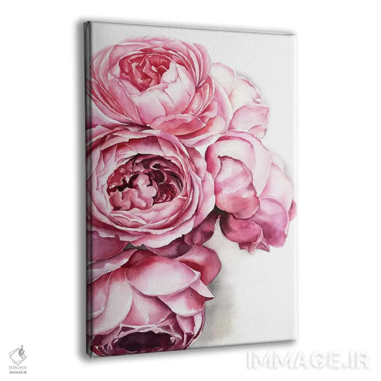 تابلو دکوراتیو پیونی اثر کایرا بالان - نمای پرسپکتیو محصول