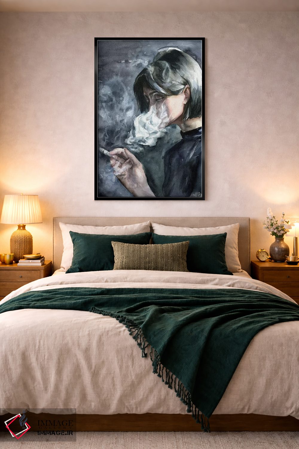 تابلو دکوراتیو دود اثر کایرا بالان - D4B