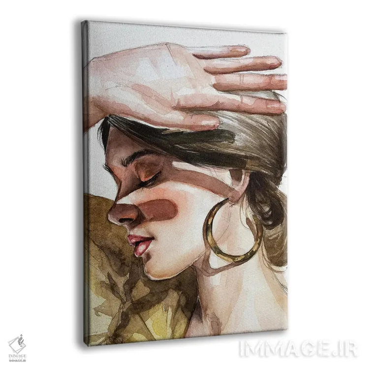 تابلو دکوراتیو زنانه اثر کایرا بالان - نمای پرسپکتیو محصول