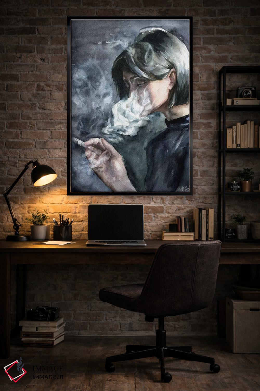 تابلو دکوراتیو دود اثر کایرا بالان - D5B