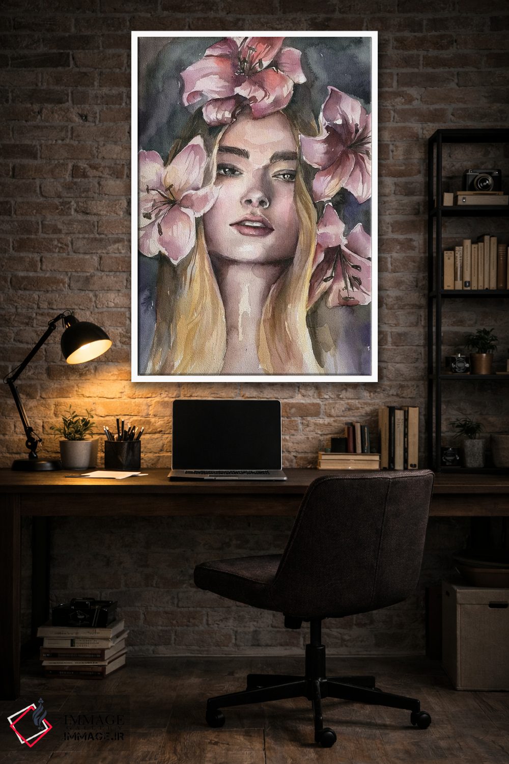 تابلو دکوراتیو دختر لیلی اثر کایرا بالان - D3W