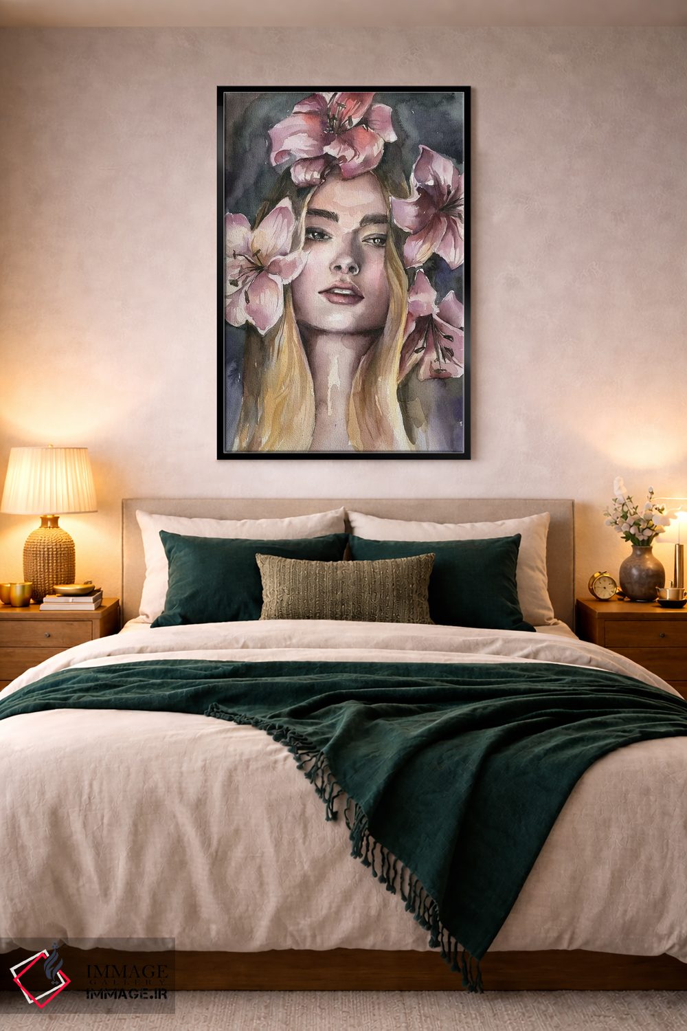 تابلو دکوراتیو دختر لیلی اثر کایرا بالان - D4B