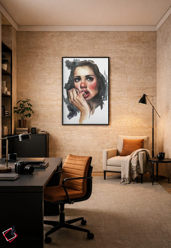 تابلو دکوراتیو گریه اثر کایرا بالان - D5B
