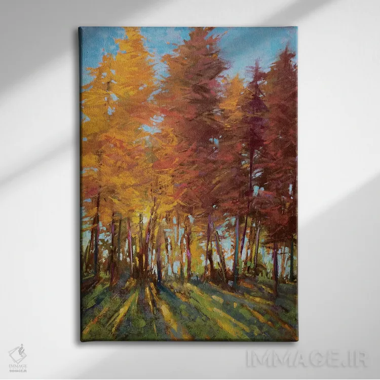 تابلو دکوراتیو چیزهای مورد علاقه من ۲ اثر کیم اشلمن - نمای روبهرو روی دیوار