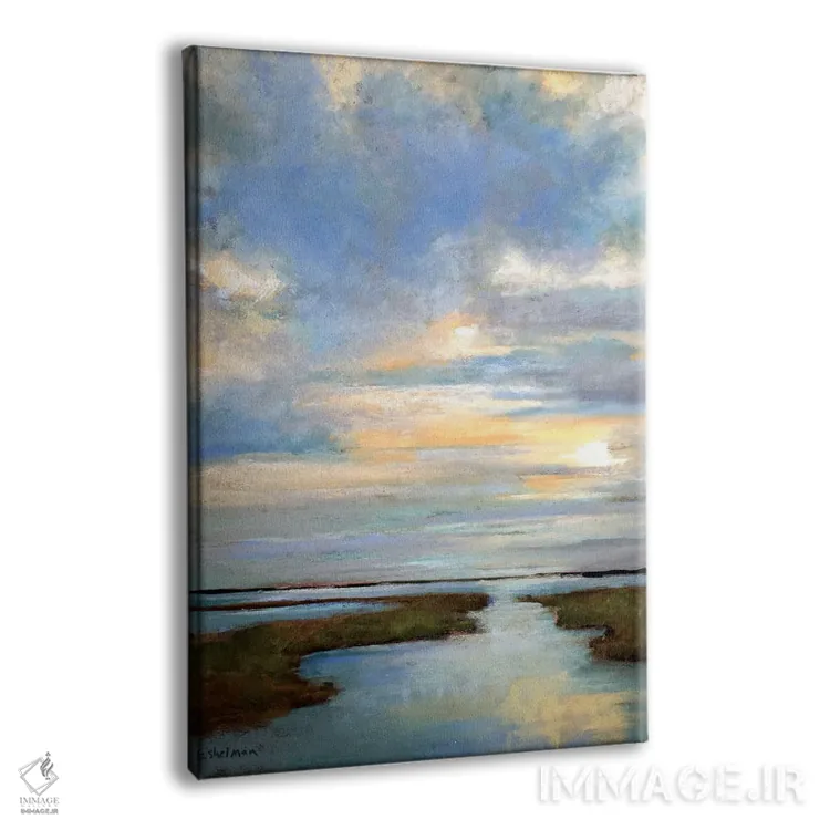 تابلو دکوراتیو آن سوی مرداب اثر کیم اشلمن - نمای پرسپکتیو محصول