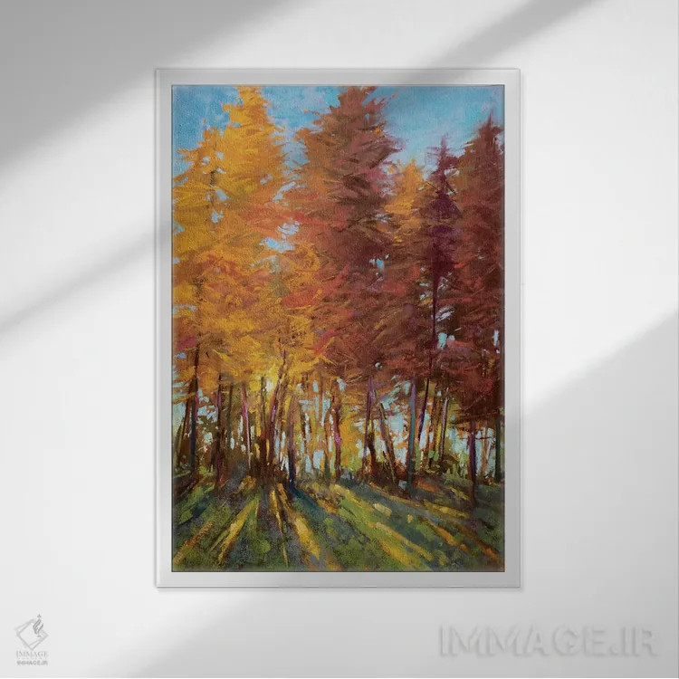 تابلو دکوراتیو چیزهای مورد علاقه من ۲ اثر کیم اشلمن - نمای قابدار سفید