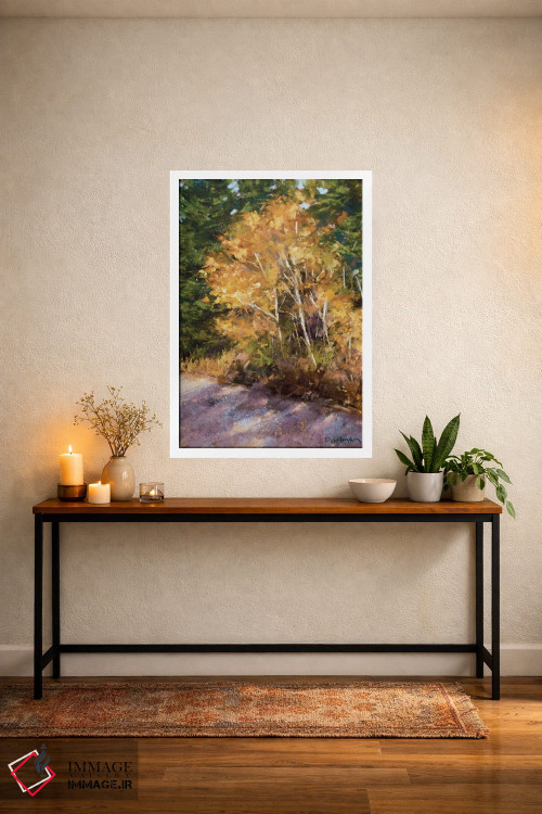 تابلو دکوراتیو پاییز در ذهن من اثر کیم اشلمن - D2W