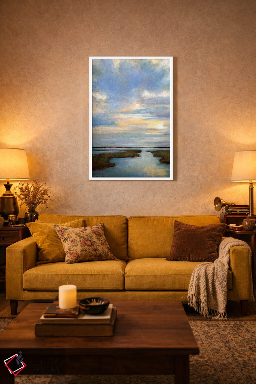 تابلو دکوراتیو آن سوی مرداب اثر کیم اشلمن - D1W