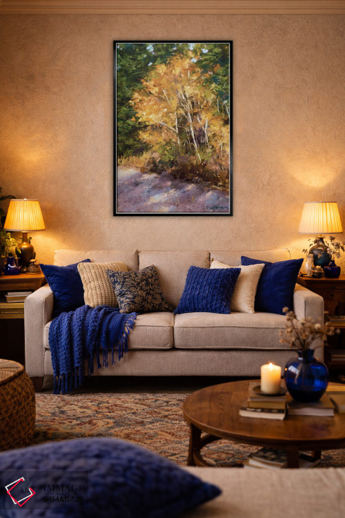 تابلو دکوراتیو پاییز در ذهن من اثر کیم اشلمن - D5B