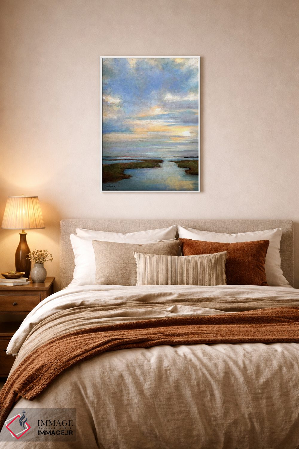 تابلو دکوراتیو آن سوی مرداب اثر کیم اشلمن - D5W