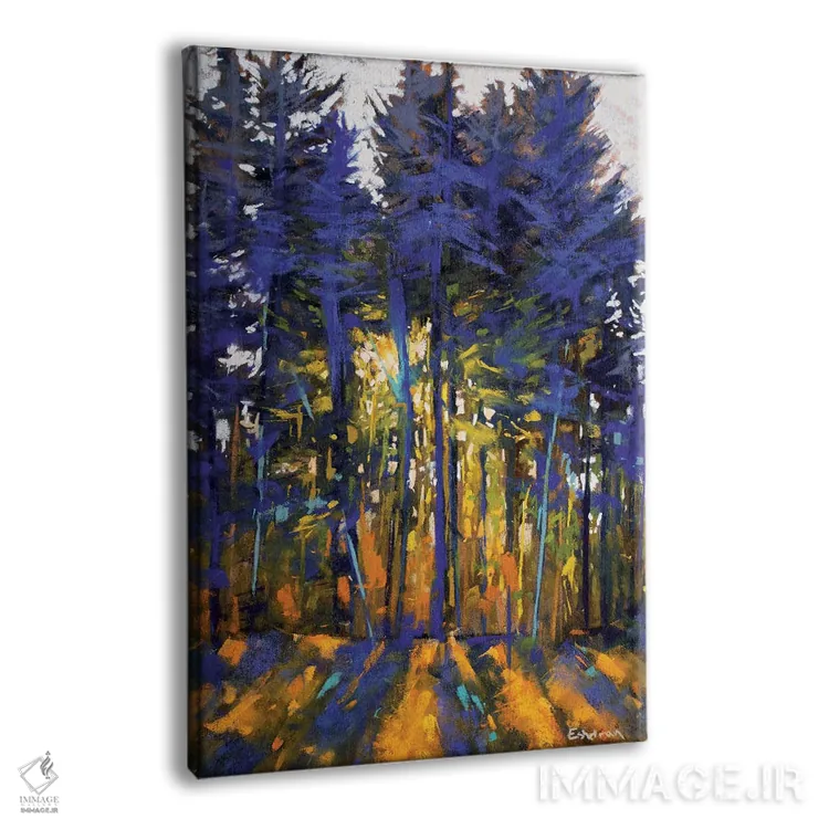 تابلو دکوراتیو نور جاری اثر کیم اشلمن - نمای پرسپکتیو محصول