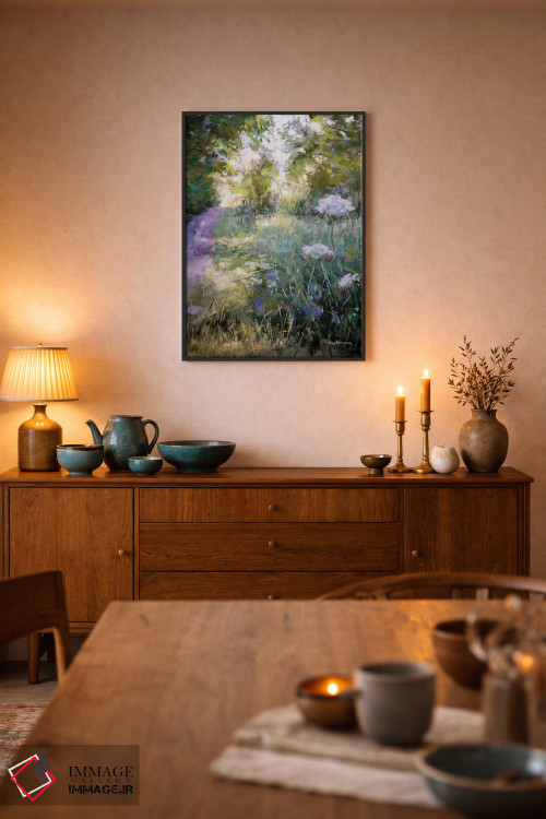 تابلو دکوراتیو سایه خنک اثر کیم اشلمن - D6B