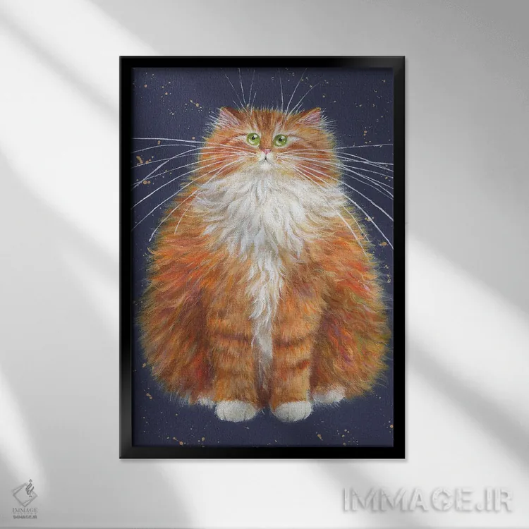 تابلو دکوراتیو بنی اثر کیم هاسکینز - نمای قابدار مشکی