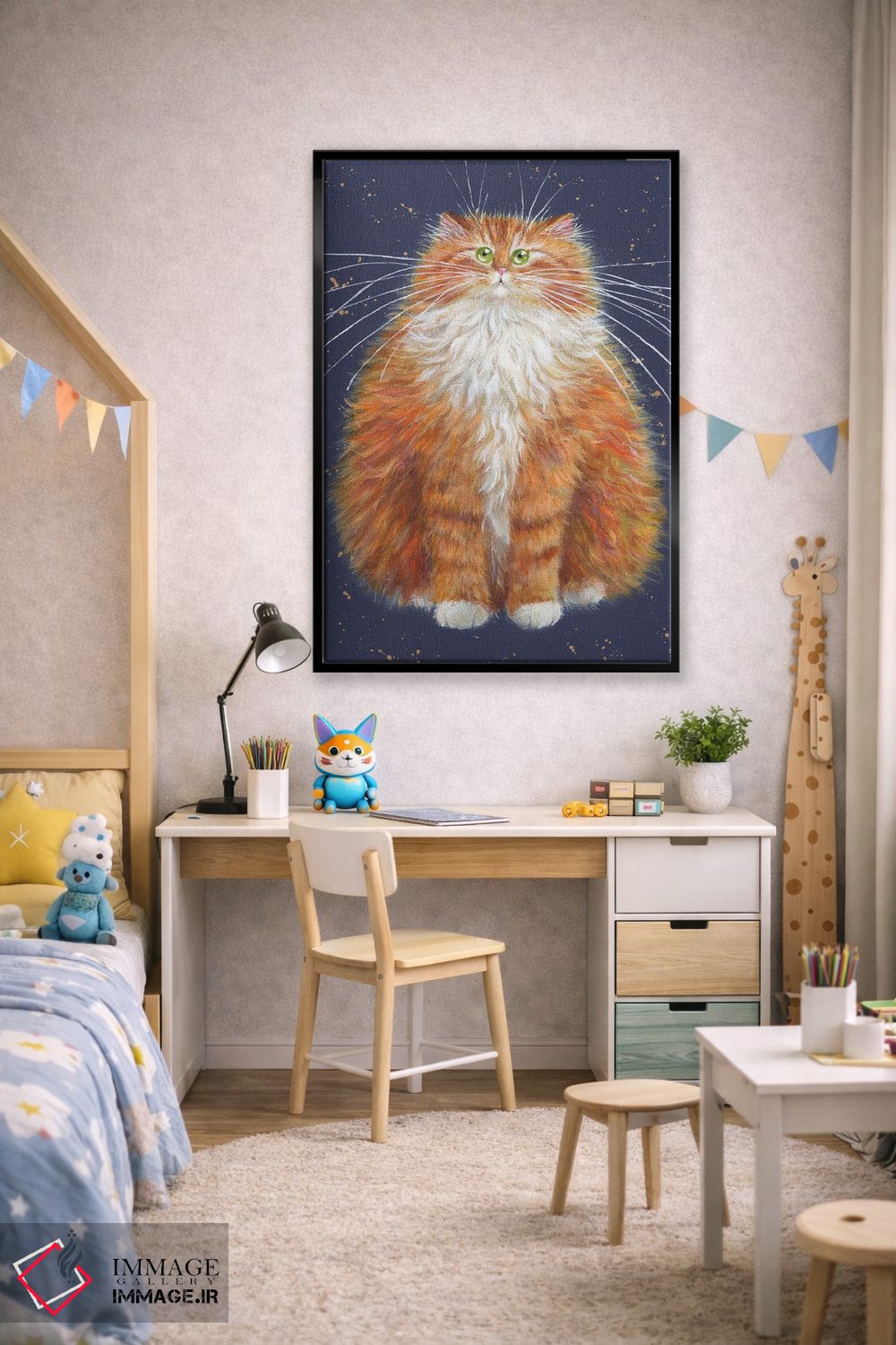 تابلو دکوراتیو بنی اثر کیم هاسکینز - D2B