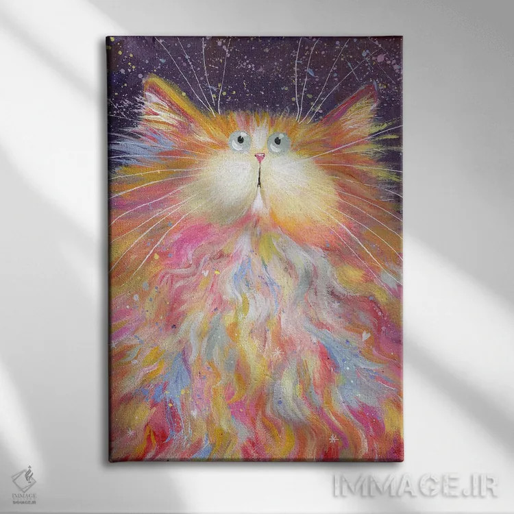 تابلو دکوراتیو بالوف اثر کیم هاسکینز - نمای روبهرو روی دیوار