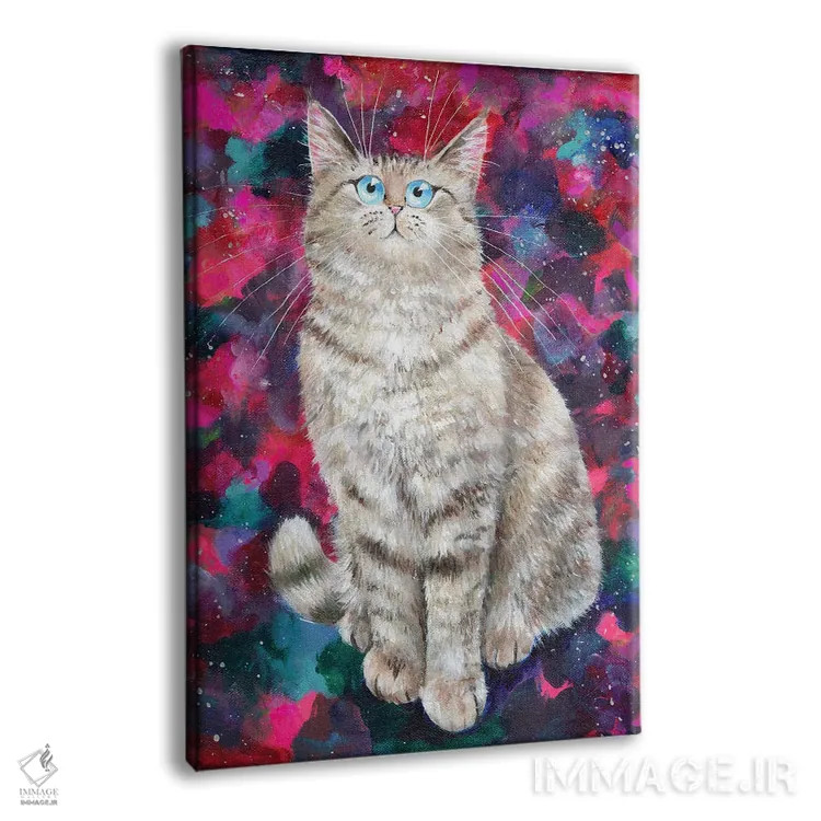 تابلو دکوراتیو زویی اثر کیم هاسکینز - نمای پرسپکتیو محصول