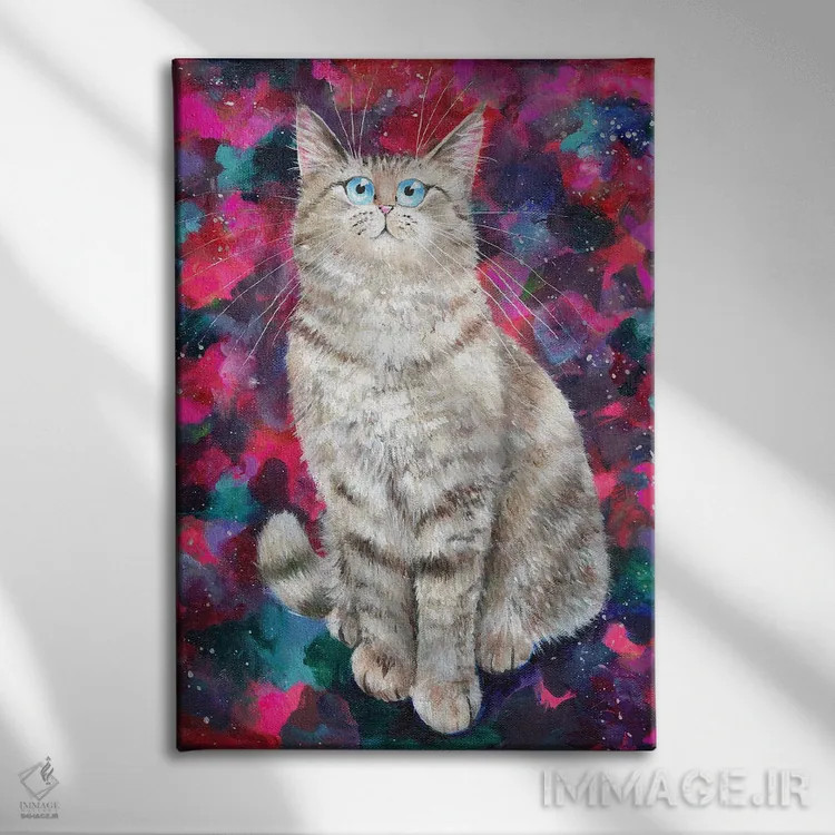 تابلو دکوراتیو زویی اثر کیم هاسکینز - نمای روبهرو روی دیوار