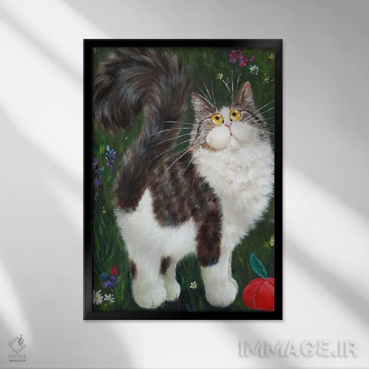 تابلو دکوراتیو دنی اثر کیم هاسکینز - نمای قابدار مشکی