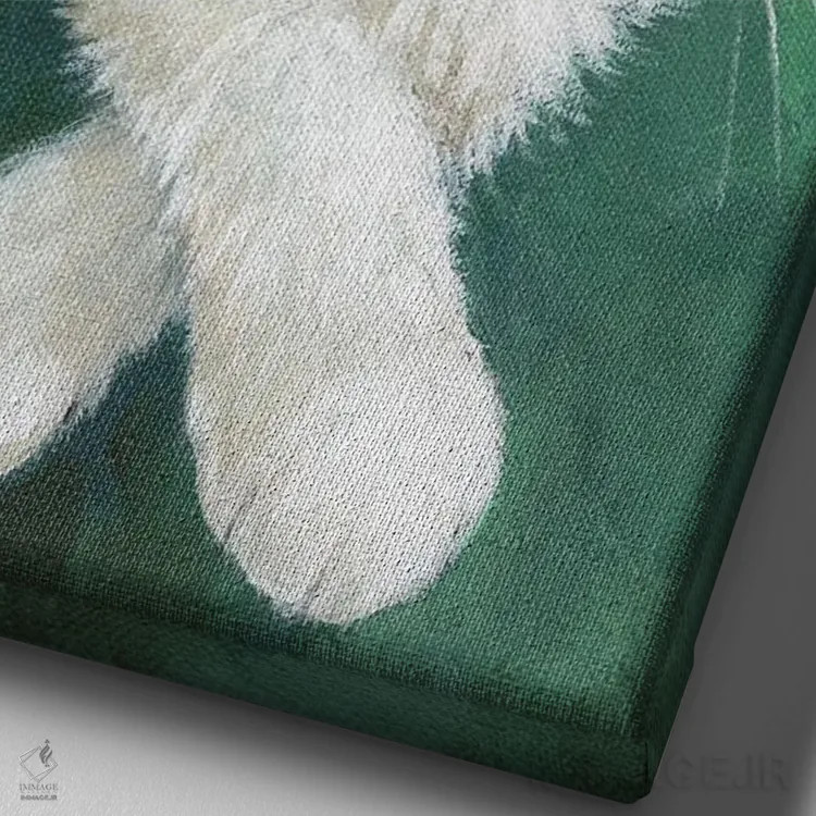 تابلو دکوراتیو پچ اثر کیم هاسکینز - نمای نزدیک بافت بوم