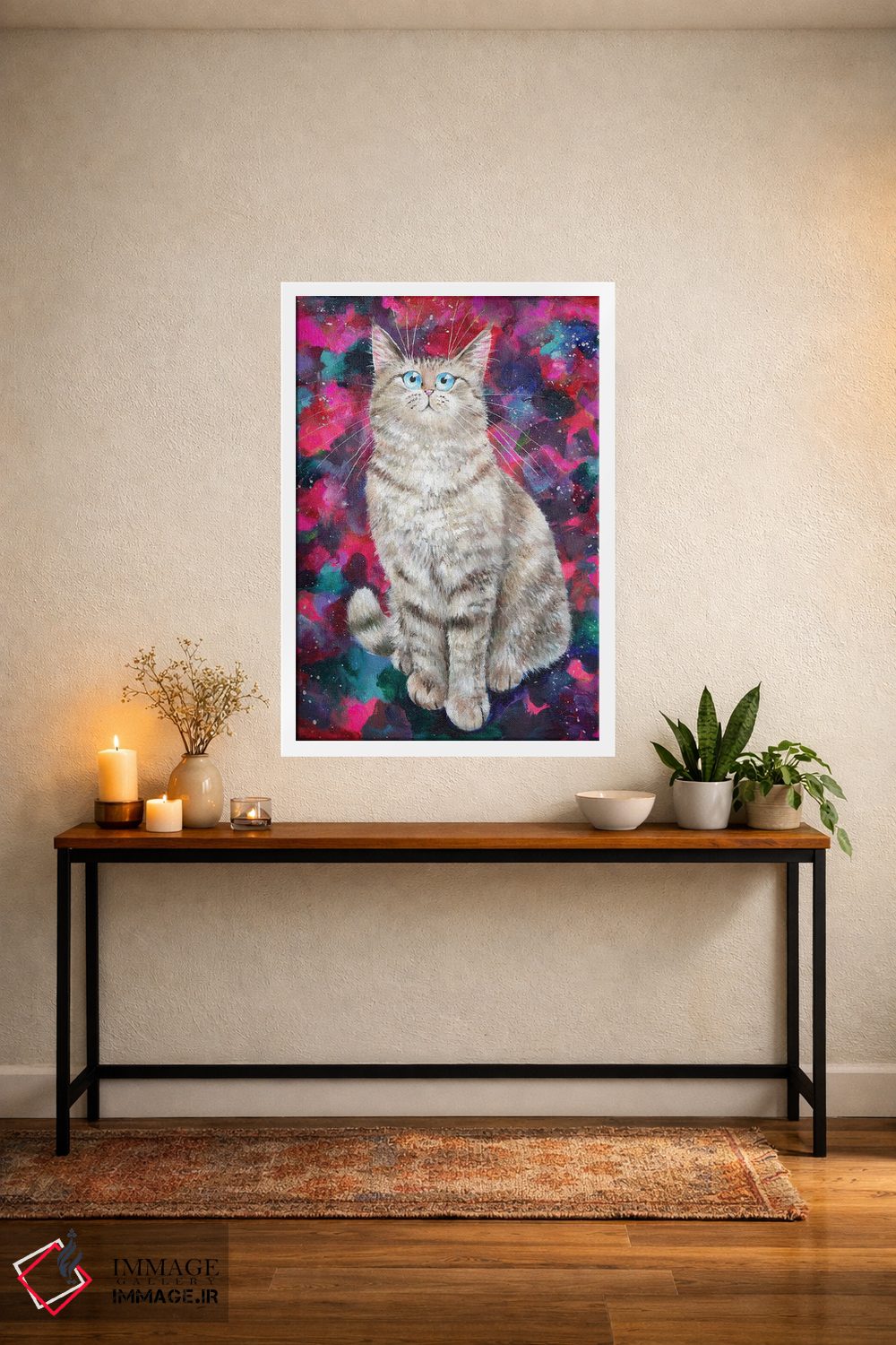 تابلو دکوراتیو زویی اثر کیم هاسکینز - D3W