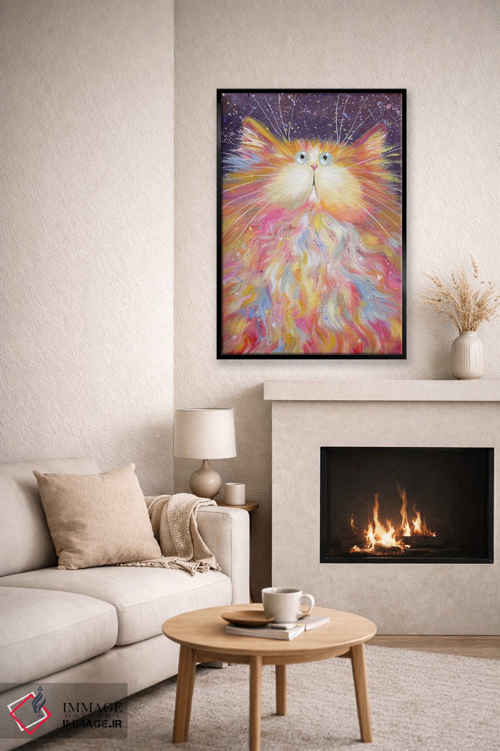 تابلو دکوراتیو بالوف اثر کیم هاسکینز - D6B