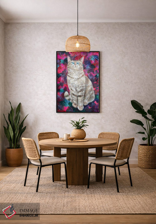 تابلو دکوراتیو زویی اثر کیم هاسکینز - D5B