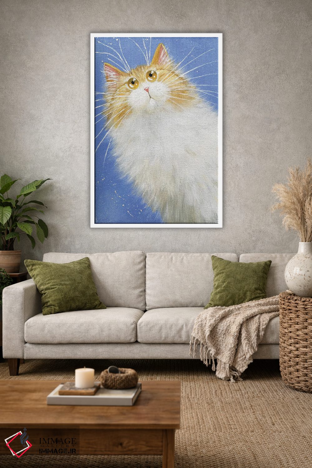 تابلو دکوراتیو لوسی اثر کیم هاسکینز - D1W