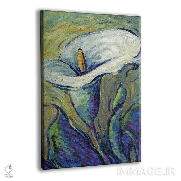 تابلو دکوراتیو کالا لیلی اثر کانی کیم - نمای پرسپکتیو محصول