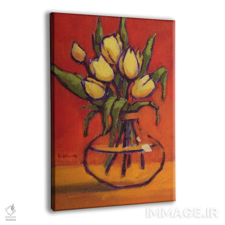 تابلو دکوراتیو زیبای دیوانه اثر کانی کیم - نمای پرسپکتیو محصول