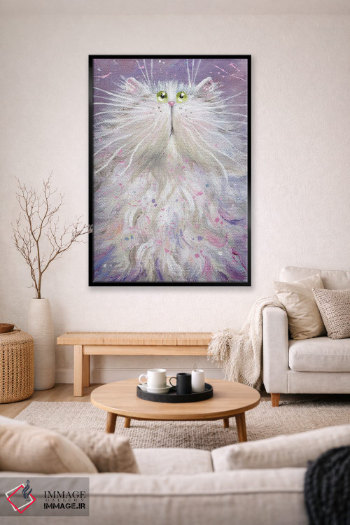 تابلو دکوراتیو فلیس اثر کیم هاسکینز - D2B