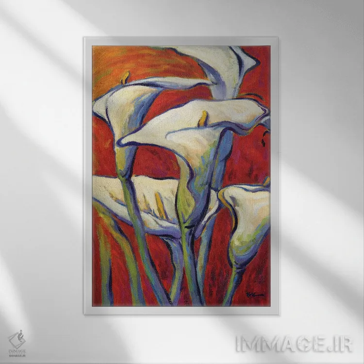 تابلو دکوراتیو کالاهای بازیگوش ۲ اثر کانی کیم - نمای قابدار سفید