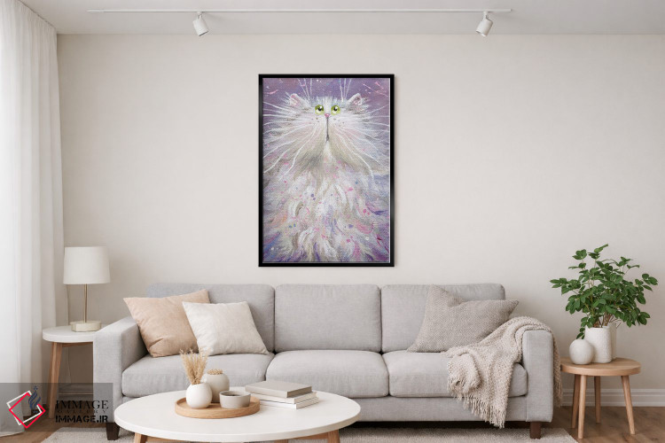 تابلو دکوراتیو فلیس اثر کیم هاسکینز - D4B