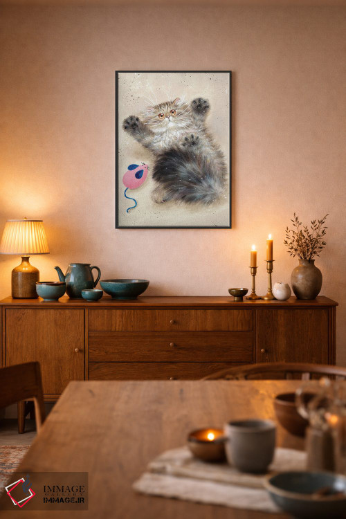 تابلو دکوراتیو گریشا اثر کیم هاسکینز - D6B