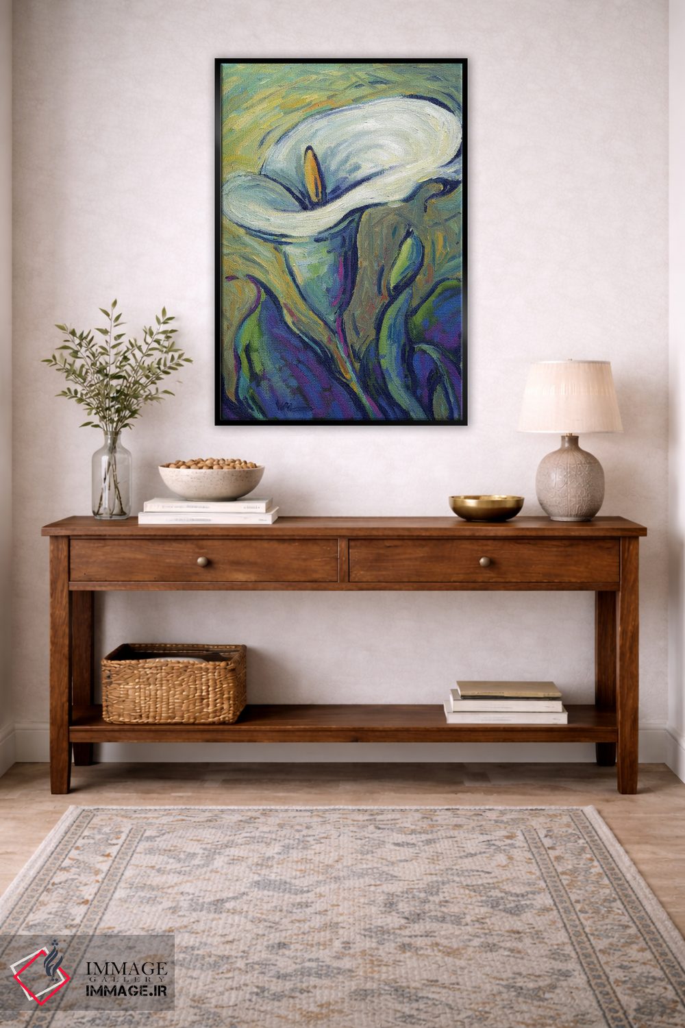 تابلو دکوراتیو کالا لیلی اثر کانی کیم - D4B