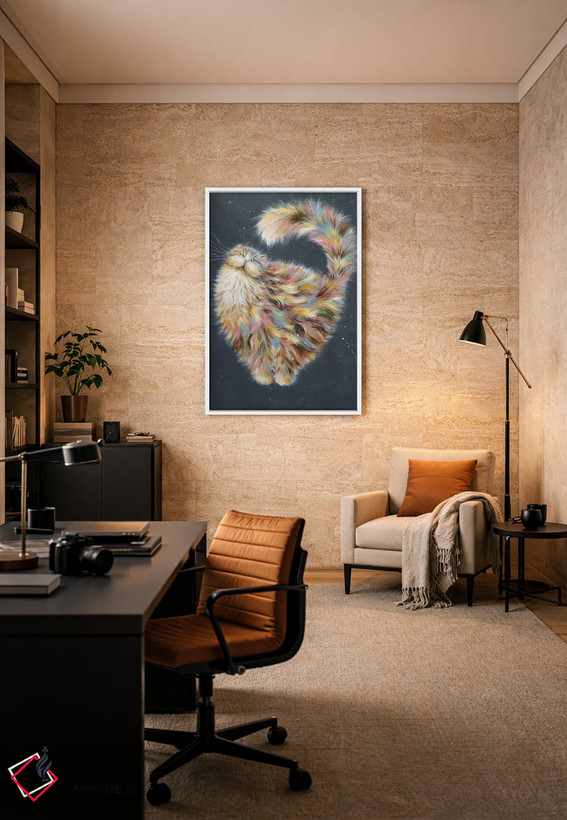 تابلو دکوراتیو پاتاپوفت اثر کیم هاسکینز - D6W